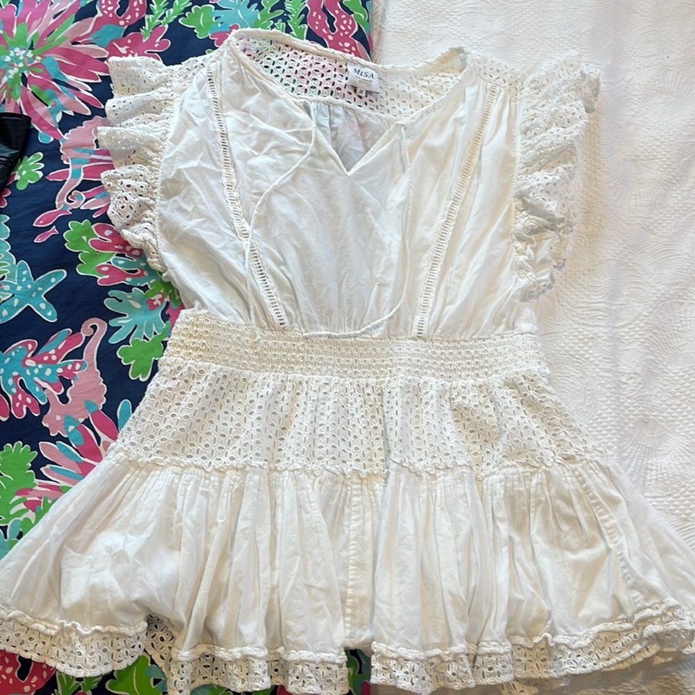 Misa Los Angeles white dress
